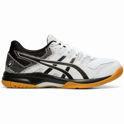 Asics Gel-Rocket 9 - Naisten Kävelykengät - Valkoinen/Mustat